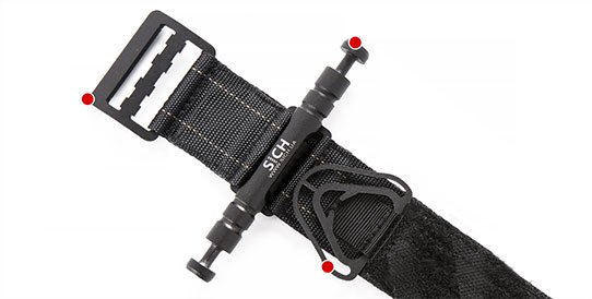 hemostatic tourniquet with metal hardware